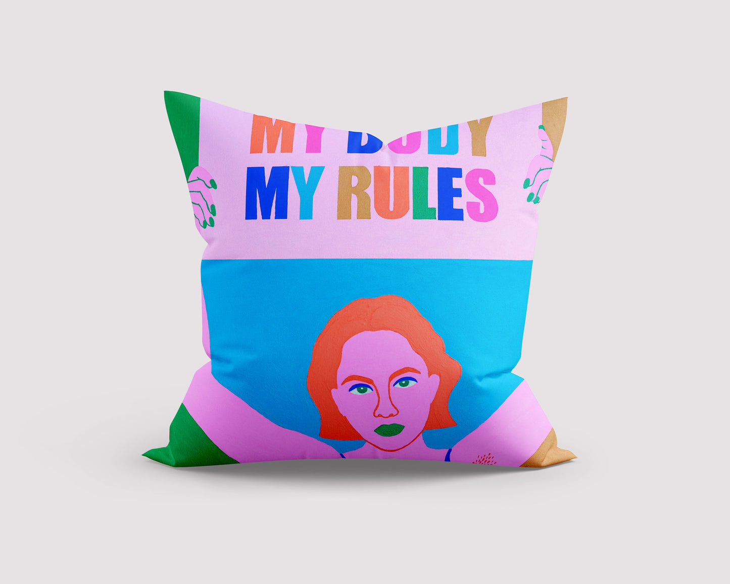 My Body My Rules Cushion